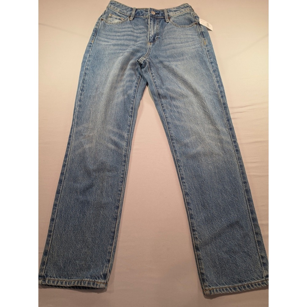 PacSun Mom Jeans Womens 25 Medium Wash High Waisted Straight Leg‎ Denim Blue